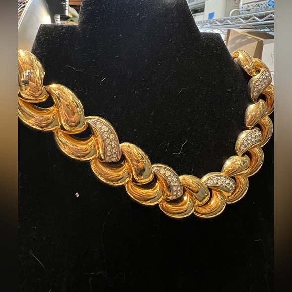 Vintage Necklace gold plated - Picture 2 of 2